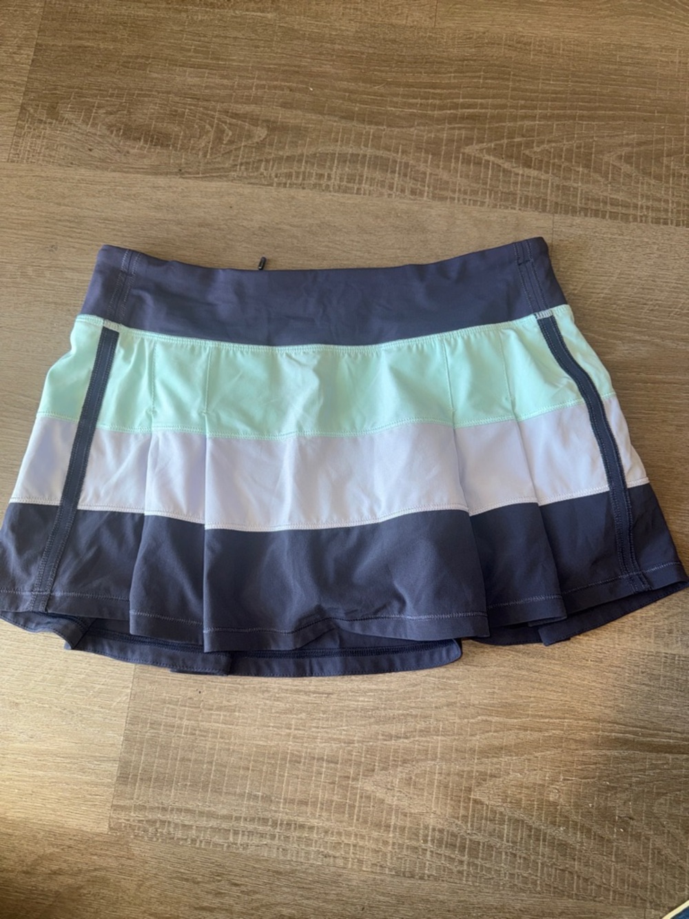 Lululemon Pace Rival Skirt Aquamarine Cool Breeze Cadet Blue 8 - Picture 5 of 8